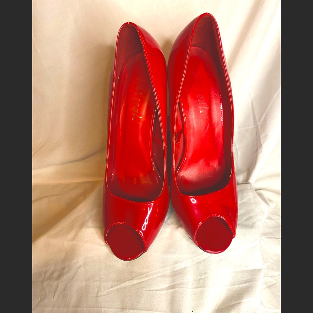 Wet seal peep toe heels